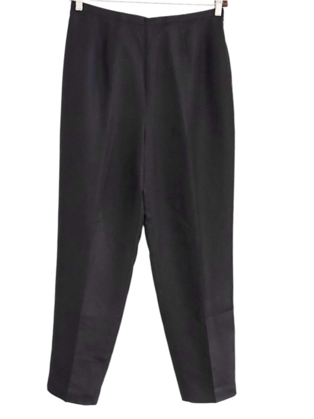 Talbots Pants Size 14 Black Silk Blend lined high rise
